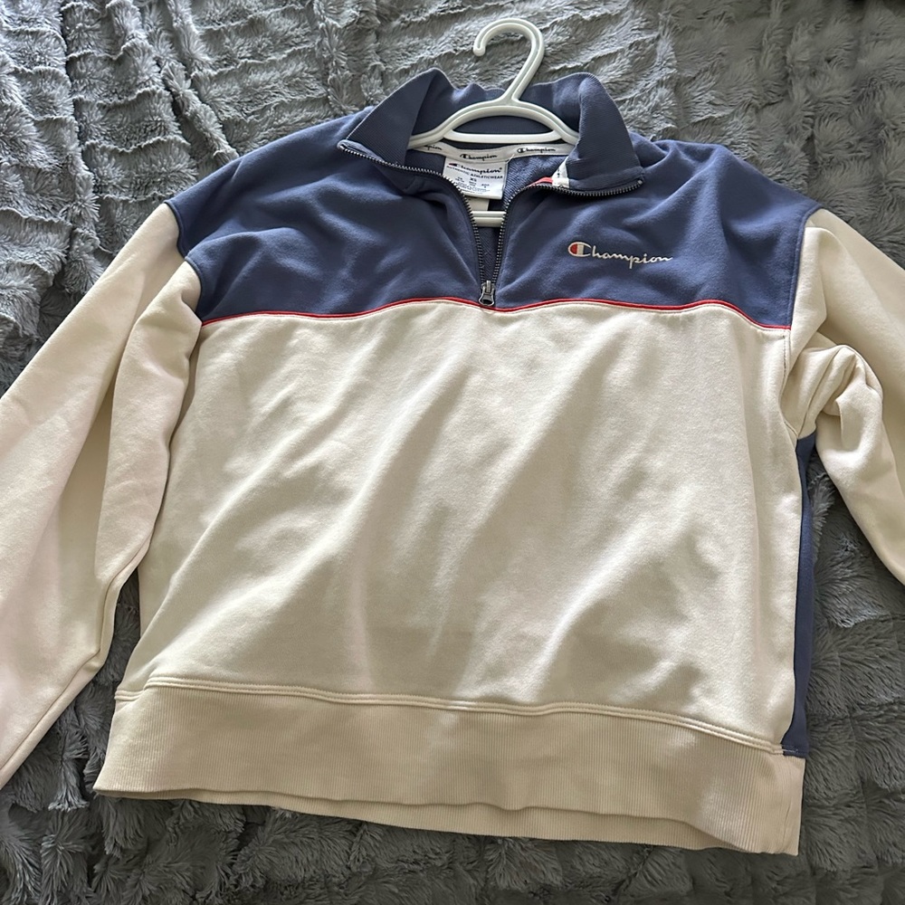 Champion cropped 1/4 zip up